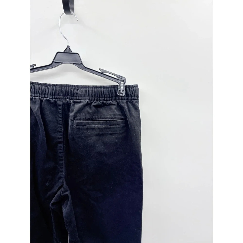 Old Navy Youth Boys XL 14/16 Plus Size Built-In Flex Twill Jogger Pants in Black